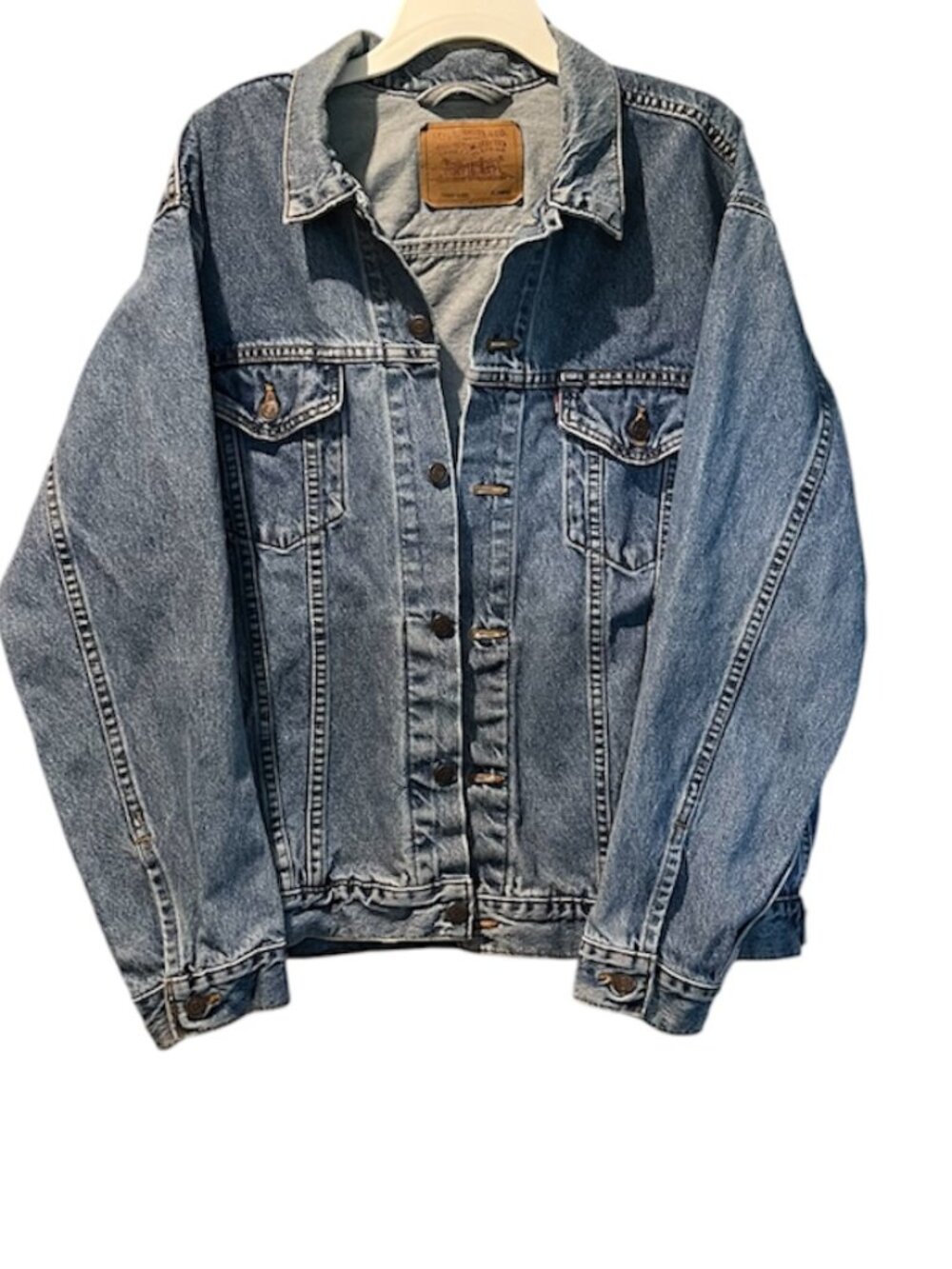 Levi’s Vintage 70507-0389 Trucker Jacket USA Made 1997 90s Mens XL Light Wash